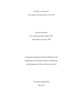 Chapter Five: “The Perils Ahead Are Moral Not Economic”: Modern Culture, Modern Marriage, and Antiradicalism After 1924 221