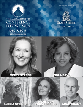 Dec 7, 2017 Meryl Streep Viola Davis Adam Grant Diane Von