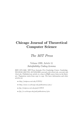 Satisfiability Coding Lemma