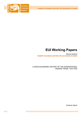 EUI Working Papers