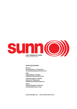 Download Sunn O))) Tiny Press Kit