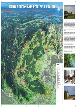 Karta Pohodniških Poti - Bela Krajina