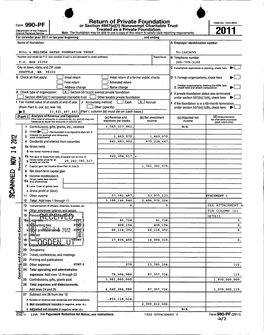 Form 990-PF Return of Private Foundation