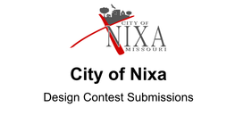 Design Contest Submissions