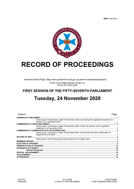 553 6344 First Session of the Fifty-Seventh Parliament