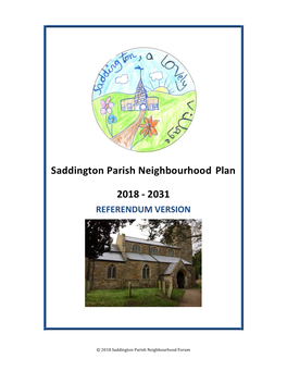 Saddington Parish Neighbourhood Plan 2018