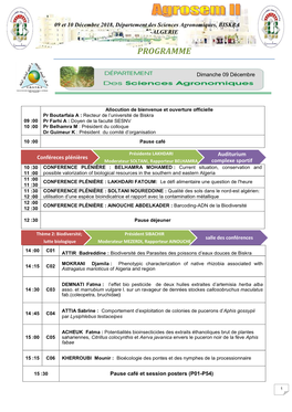Programme AGROSEM II