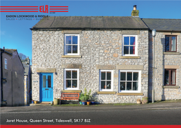 Jaret House, Queen Street, Tideswell, SK17 8JZ.Indd