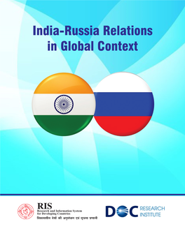 India-Russia Relations in Global Context ABOUT the SPEAKER