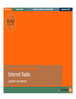 Internet Radio September 2007