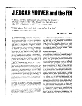 EDGAR 90011ER and the FBI