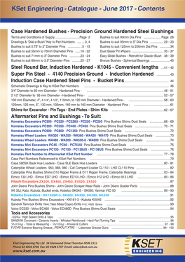 Case Hardened Bushes - Precision Ground Hardened Steel Bushings