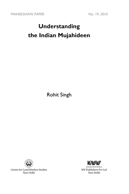 Understanding the Indian Mujahideen