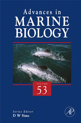 ADVANCES in MARINE BIOLOGY Advances in MARINE BIOLOGY