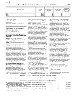 Federal Register/Vol. 79, No. 77/Tuesday, April 22, 2014/Notices