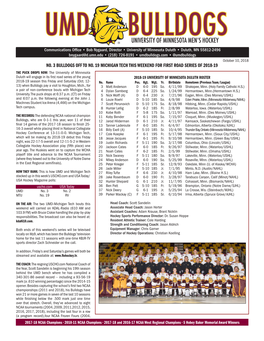 University of Minnesota Men's Hockey