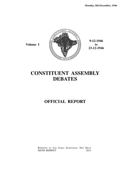 Constituent Assembly Debates