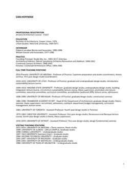 Dan Hoffman CV.Pdf