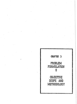 OBJECTIVE SCOPE and Lviethodolog·Y