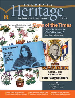 Colorado Heritage Magazine Fall 2019