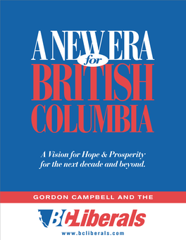 A New Era for British Columbia