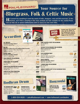 Bluegrass, Folk & Celtic Music