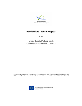 Handbook to Tourism Projects