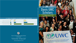 The 2014 Report of the Davis UWC Scholars Program