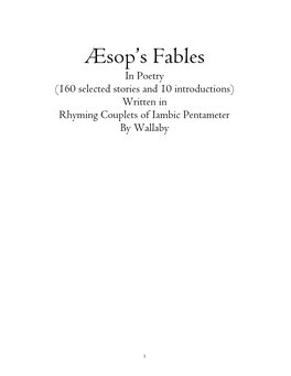 Æsop's Fables