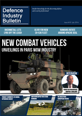 NEW COMBAT VEHICLES Unveilings in Paris Wow Industry