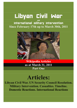 Libyan Civil War Libyan Civil War Articles