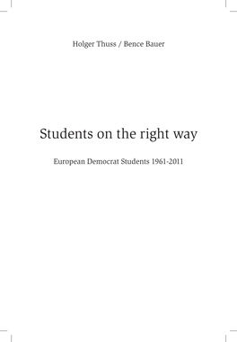 Students on the Right Way