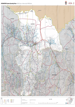 AFGHANISTAN Common Operating Picture Balkh Province - Reference Map for WASH Cluster