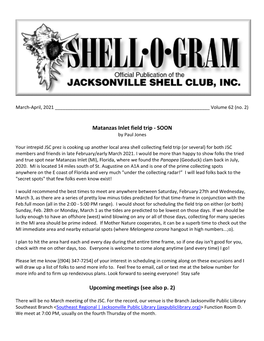 Shell-O-Gram Mar.-Apr., 2021