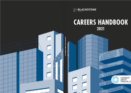 Blackstone Society Careers Handbook 2021 Careers Society Blackstone