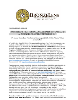 Bronzelens Film Festival 2019 (Release Final)-Official Selection