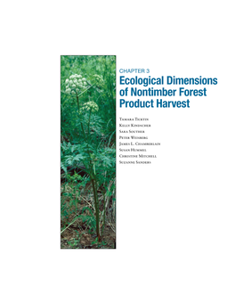 Assessment of Nontimber Forest Products in the United States Under Changing Conditions 61