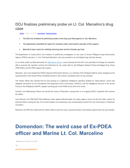 The Weird Case of Ex-PDEA Officer and Marine Lt. Col. Marcelino