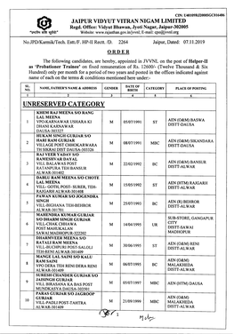 Apptt Order Helper II JVVNL.Pdf