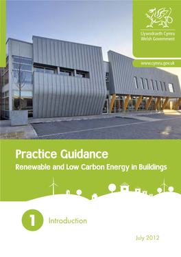 Practice Guidance Renewable and Low Carbon Energy in Buildings
