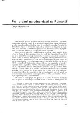 Prvi Organr Narodne Vlasti Na Romaniji