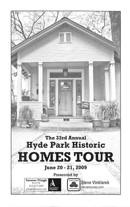 2009 Historic Hyde Park Homes Tour