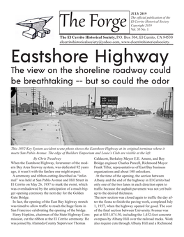 Eastshore Highway the View on the Shoreline Roadway Could Be Breathtaking -- but So Could the Odor