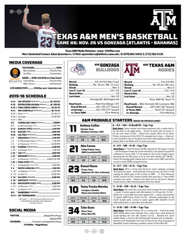 Texas A&M Men's Basketball