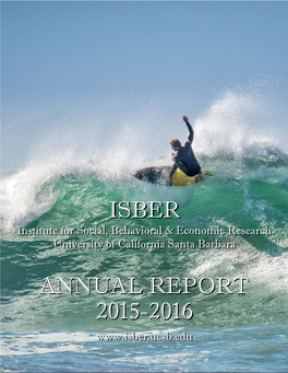 ISBER Annual Report, 2016