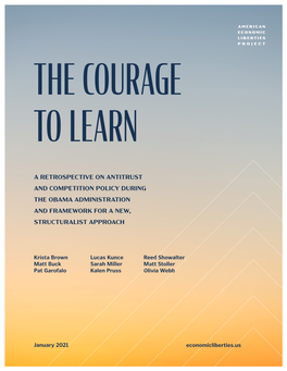 The Courage to Learn