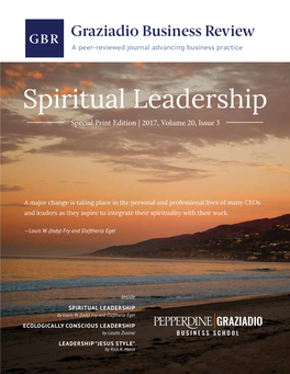 Spiritual Leadership