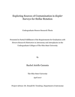 Exploring Sources of Contamination in Kepler Surveys for Stellar Rotation