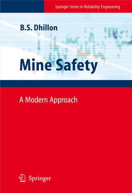 Mine Safety: a Modern Approach (Springer Series in Reliability