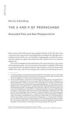 The a and P of Propaganda